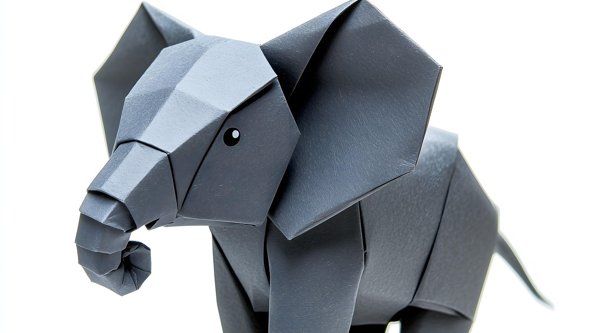 image d'un éléphant en origami